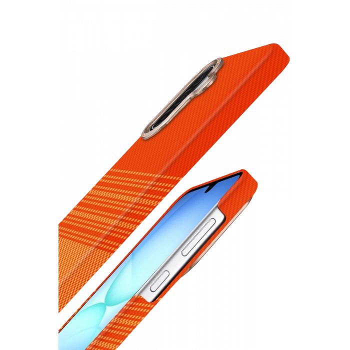 HarmonyAura Samsung Galaxy A17 5G Vega Magsafe Kapak - Sarı