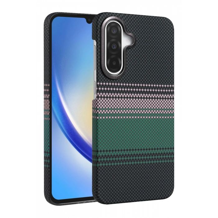 HarmonyAura Samsung Galaxy A17 5G Vega Magsafe Kapak - Yeşil