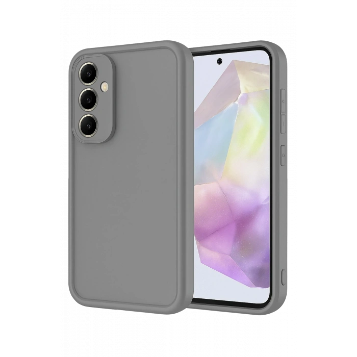 HarmonyAura Samsung Galaxy A17 5G Viera Silikon - Gri