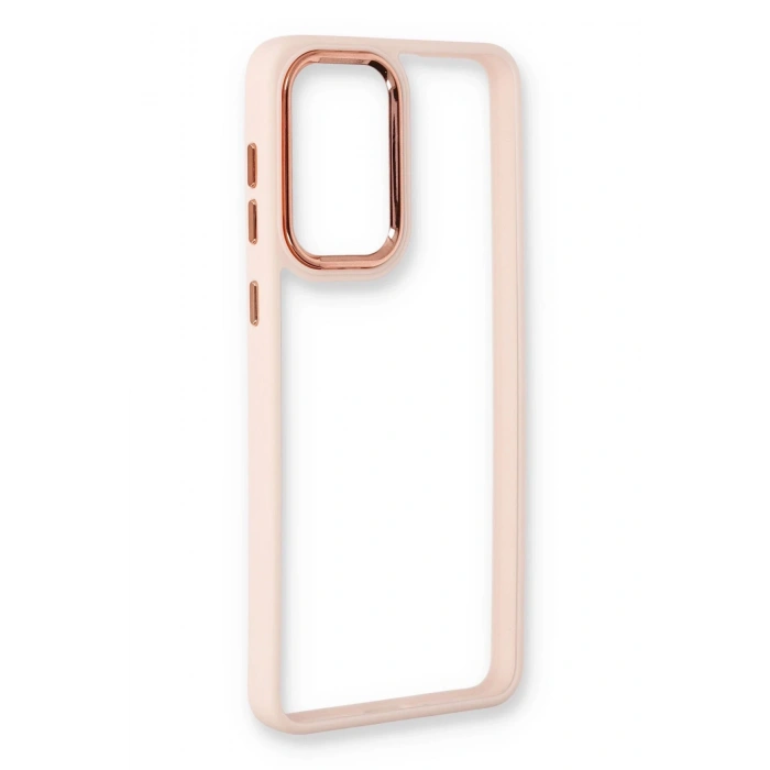 HarmonyAura  Samsung Galaxy A23 4g Kılıf Dora Kapak - Pudra