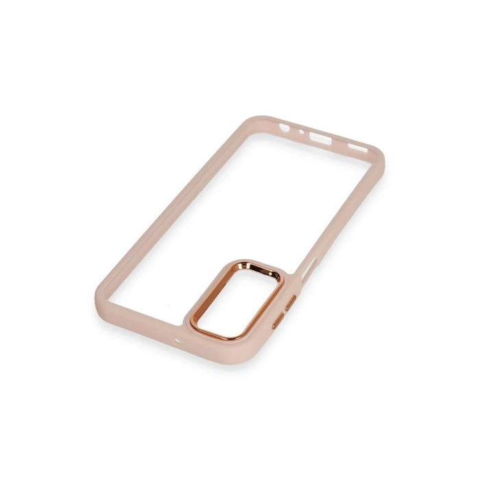 HarmonyAura  Samsung Galaxy A24 4g Kılıf Dora Kapak - Pudra