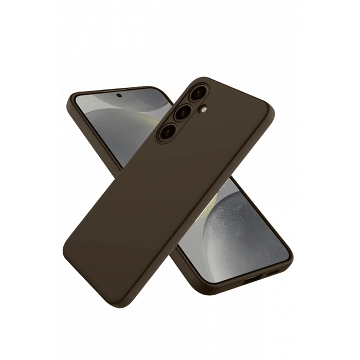 HarmonyAura Samsung Galaxy A26 Kılıf First Silikon - Kahverengi