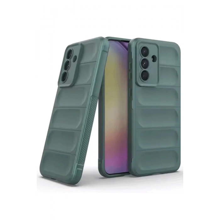 HarmonyAura  Samsung Galaxy A26 Kılıf Optimum Silikon - Koyu Yeşil