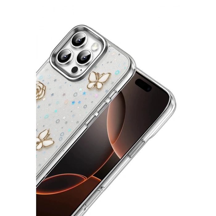 HarmonyAura Samsung Galaxy A36 Fiyonk Desenli Kapak - Desen 3