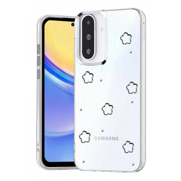 HarmonyAura Samsung Galaxy A36 Fiyonk Desenli Kapak - Desen 8