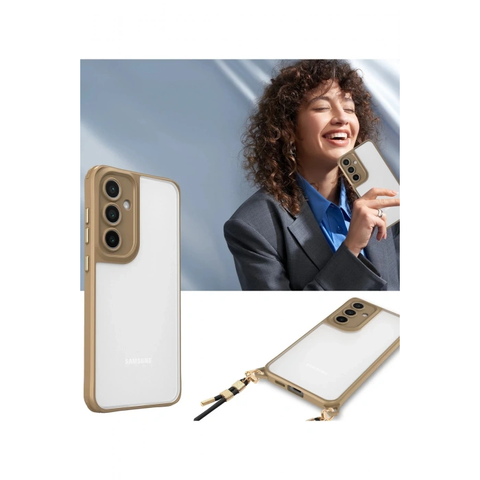 HarmonyAura  Samsung Galaxy A36 Kılıf Penta Silikon Kılıf - Titan Gri