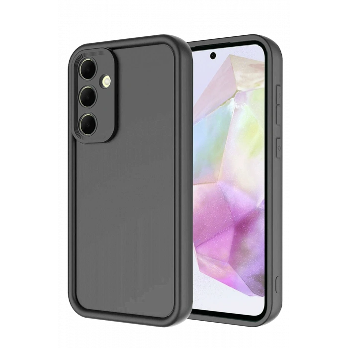 HarmonyAura Samsung Galaxy A36 Kılıf Viera Silikon - Gri