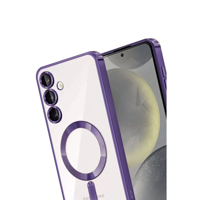 HarmonyAura Samsung Galaxy A36 Kross Magneticsafe Kapak - Mor