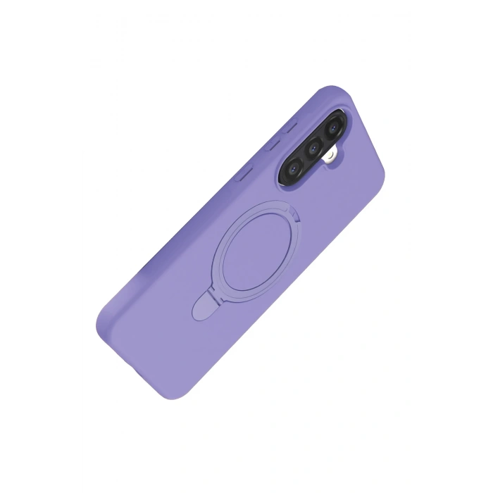 HarmonyAura Samsung Galaxy A36 Regal Magsafe Standlı Kapak - Lila
