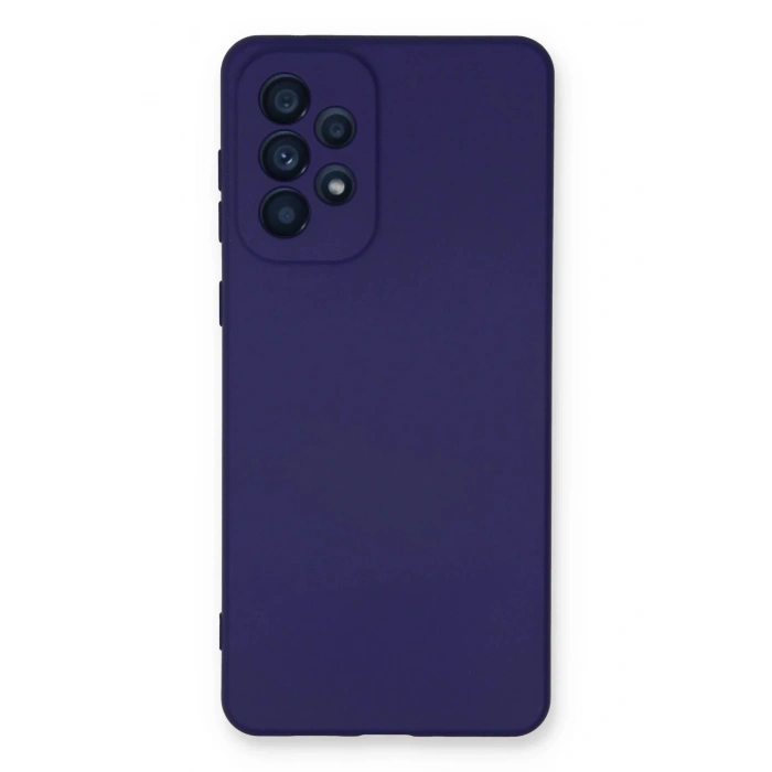 HarmonyAura  Samsung Galaxy A53 5g Kılıf Nano Içi Kadife Silikon - Mor