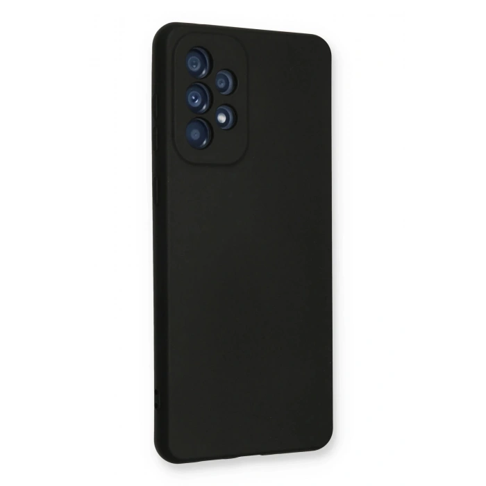 HarmonyAura  Samsung Galaxy A53 5g Kılıf Nano Içi Kadife Silikon - Siyah