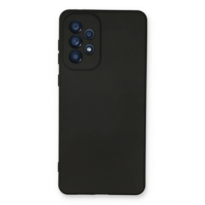 HarmonyAura  Samsung Galaxy A53 5g Kılıf Nano Içi Kadife Silikon - Siyah