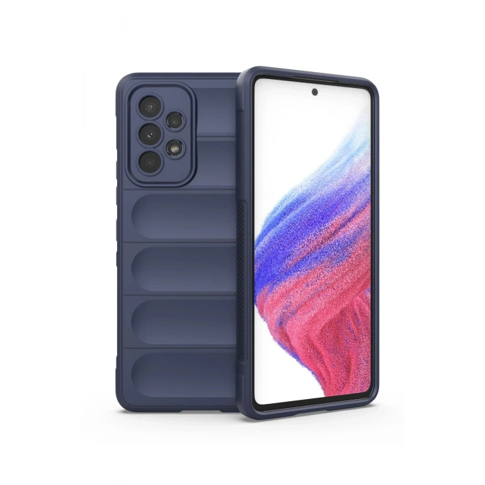 HarmonyAura  Samsung Galaxy A53 5g Kılıf Optimum Silikon - Lacivert