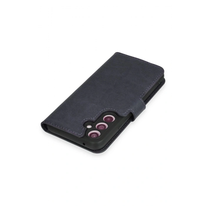 HarmonyAura  Samsung Galaxy A54 5g Kılıf Trend S Plus Kapaklı Kılıf - Lacivert