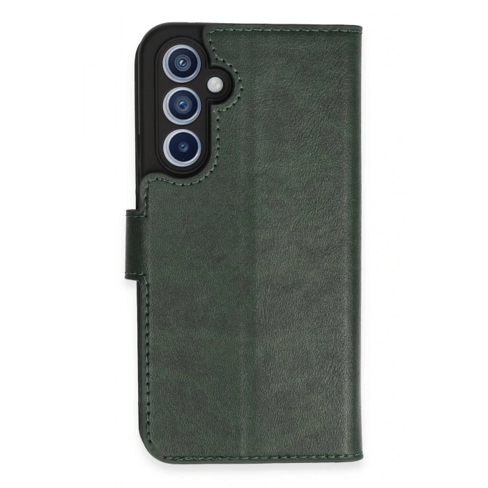 HarmonyAura  Samsung Galaxy A54 5g Kılıf Trend S Plus Kapaklı Kılıf - Yeşil