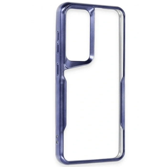 HarmonyAura  Samsung Galaxy A56 Kılıf Boyi Silikon Kapak - Lacivert