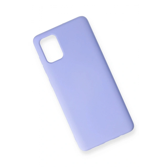 HarmonyAura  Samsung Galaxy A71 Kılıf Nano Içi Kadife Silikon - Lila
