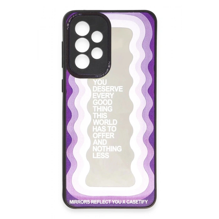 HarmonyAura  Samsung Galaxy A73 5g Kılıf Mirror Desenli Kapak - Mirror - 5