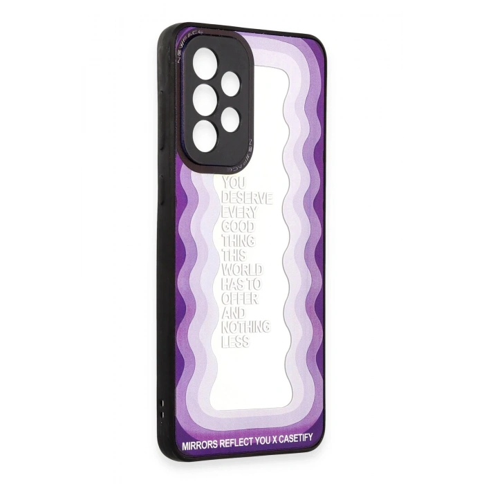 HarmonyAura  Samsung Galaxy A73 5g Kılıf Mirror Desenli Kapak - Mirror - 5