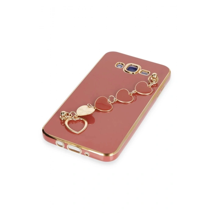 HarmonyAura  Samsung Galaxy J7 Kılıf Esila Silikon - Kırmızı