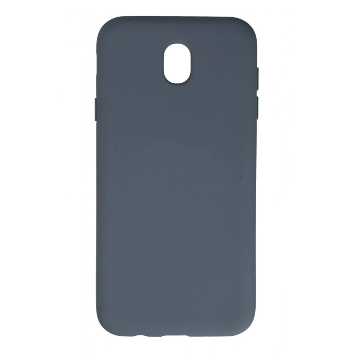 HarmonyAura  Samsung Galaxy J7 Pro / J730 Kılıf Nano Içi Kadife Silikon - Gri