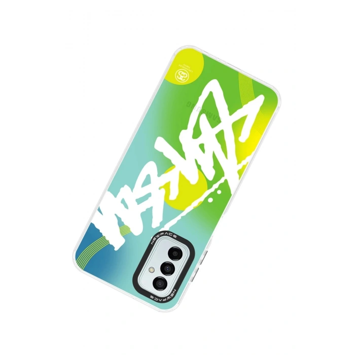 HarmonyAura  Samsung Galaxy M13 Kılıf Estoril Desenli Kapak - Estoril - 2