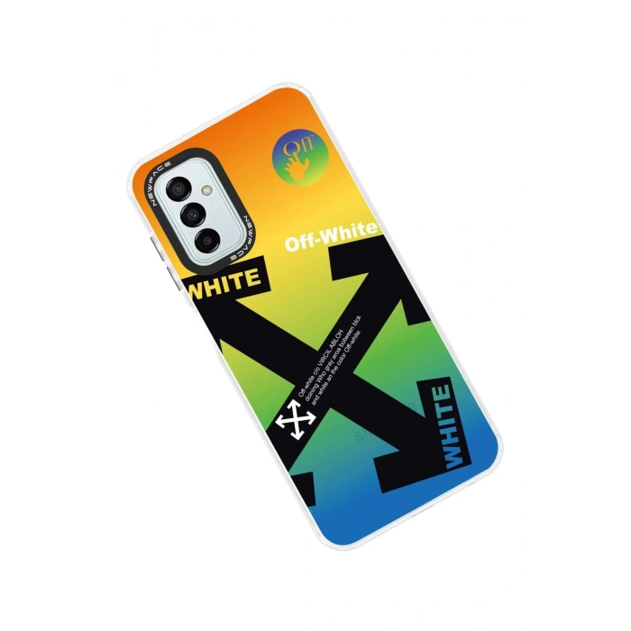 HarmonyAura  Samsung Galaxy M13 Kılıf Estoril Desenli Kapak - Estoril - 5