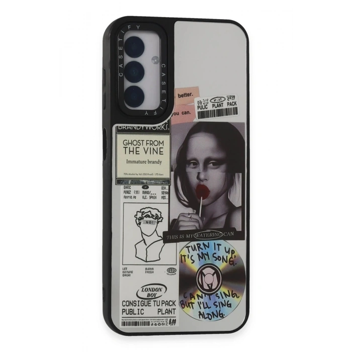HarmonyAura  Samsung Galaxy M14 5g Kılıf Mirror Desenli Kapak - Mirror - 2
