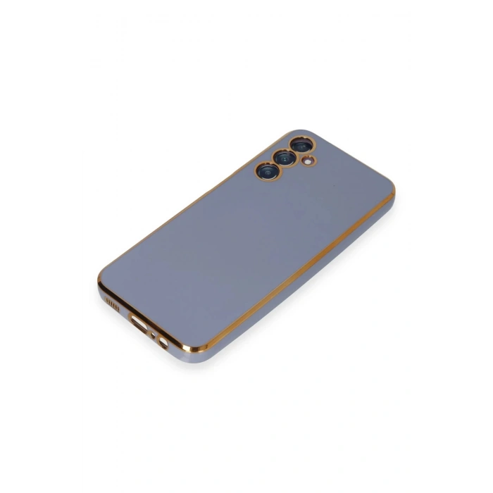 HarmonyAura  Samsung Galaxy M14 5g Kılıf Volet Silikon - Mavi