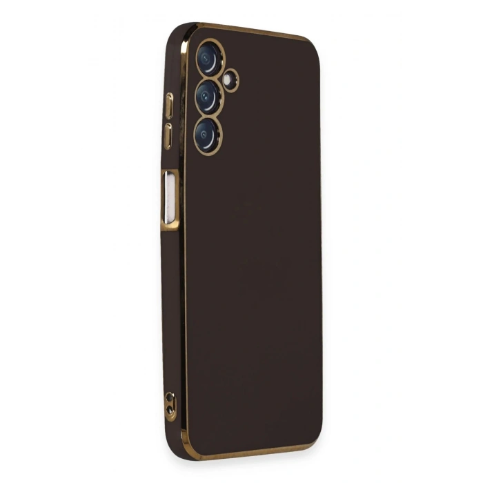 HarmonyAura  Samsung Galaxy M14 5g Kılıf Volet Silikon - Siyah