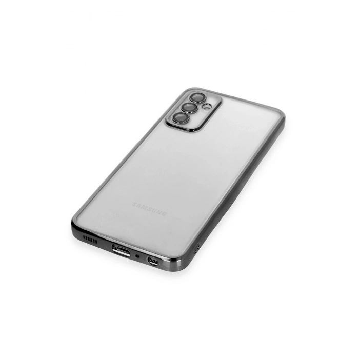 HarmonyAura  Samsung Galaxy M23 Kılıf Lensli Silikon - Siyah