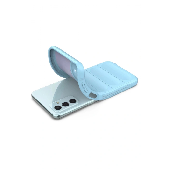 HarmonyAura  Samsung Galaxy M23 Kılıf Optimum Silikon - Sky Blue