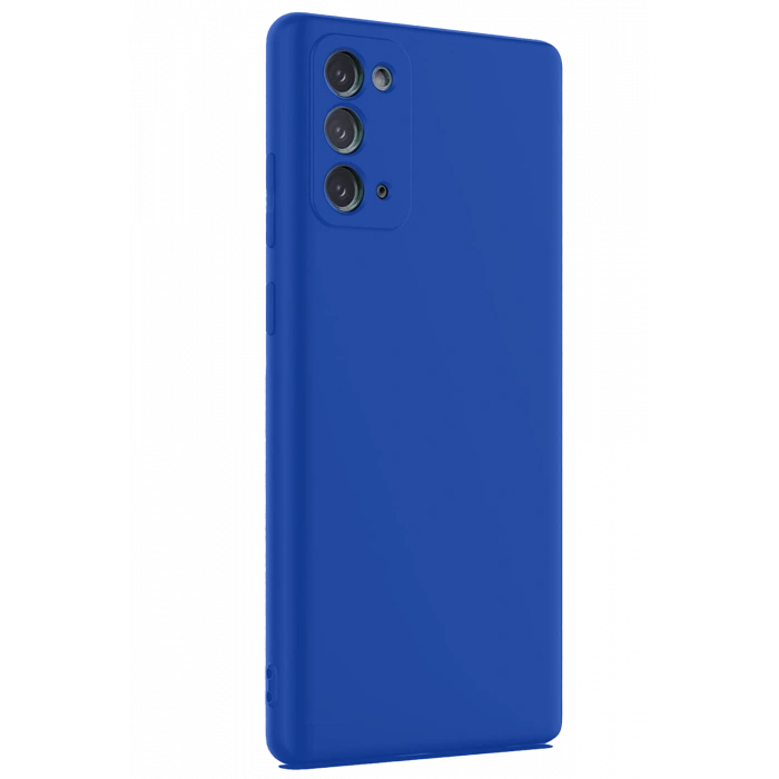HarmonyAura Samsung Galaxy Note 20 Kılıf First Silikon - Mavi