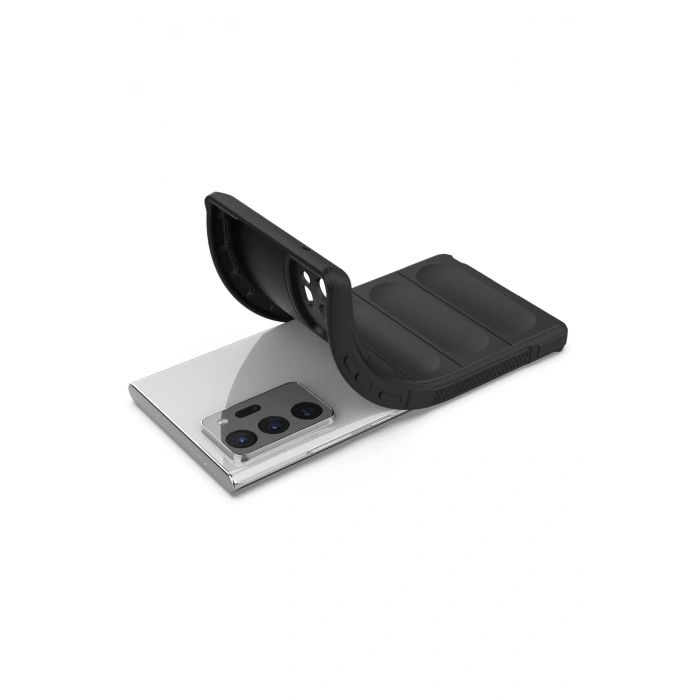 HarmonyAura  Samsung Galaxy Note 20 Ultra Kılıf Optimum Silikon - Siyah