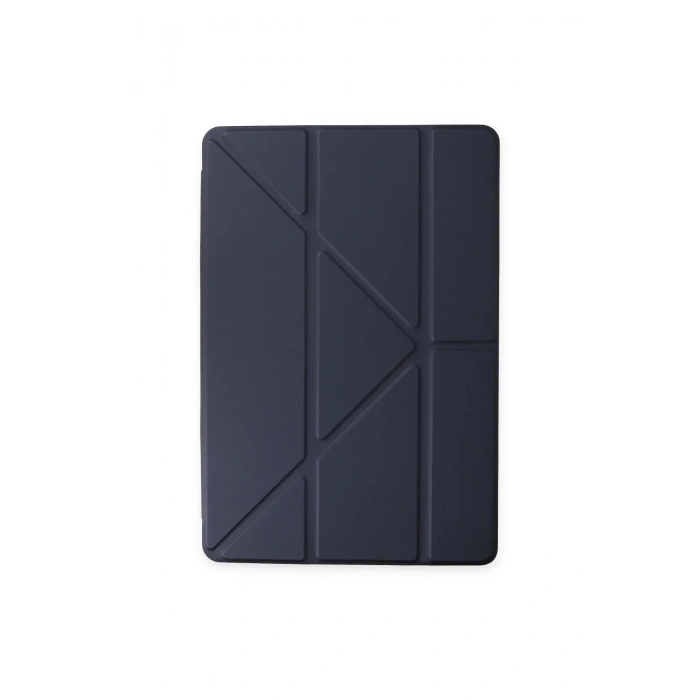 HarmonyAura  Samsung Galaxy P610 Tab S6 Lite 10.4 Kılıf Kalemlikli Mars Tablet Kılıfı - Lacivert