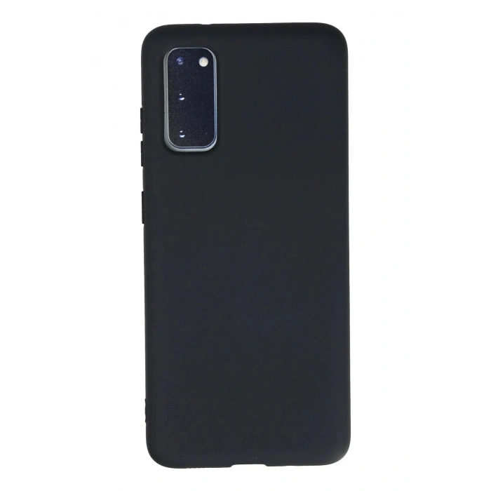 HarmonyAura  Samsung Galaxy S20 Kılıf Nano Içi Kadife Silikon - Lacivert