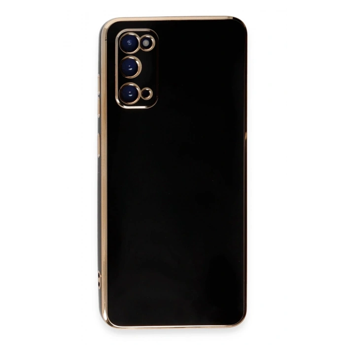 HarmonyAura  Samsung Galaxy S20 Kılıf Volet Silikon - Siyah