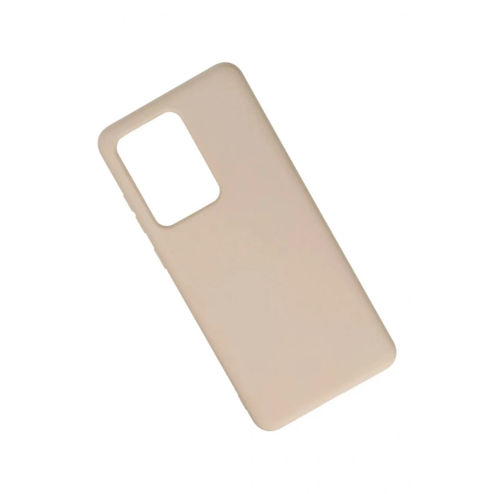 HarmonyAura  Samsung Galaxy S20 Ultra Kılıf Nano Içi Kadife Silikon - Pudra
