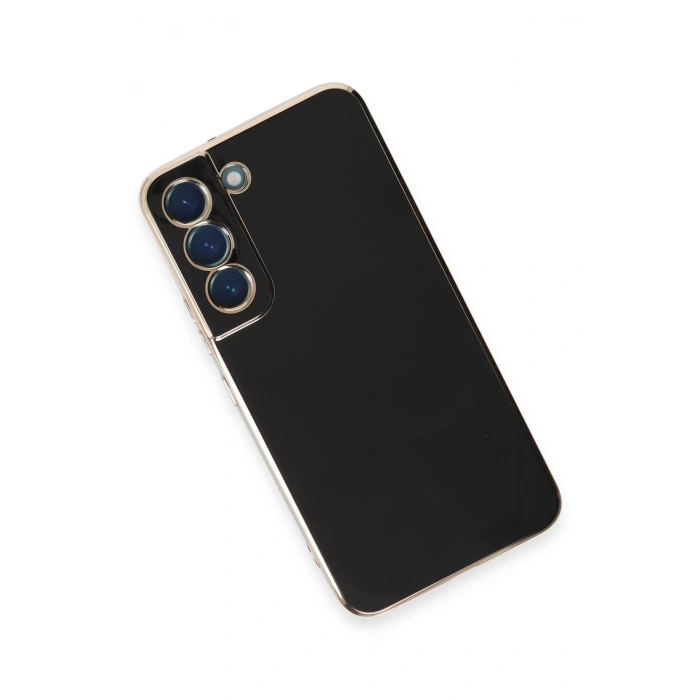 HarmonyAura  Samsung Galaxy S21 Kılıf Volet Silikon - Siyah