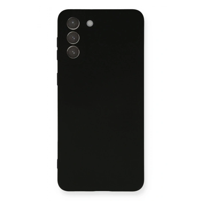 HarmonyAura  Samsung Galaxy S21 Plus Kılıf Nano Içi Kadife Silikon - Siyah