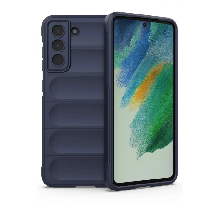 HarmonyAura  Samsung Galaxy S22 Plus Kılıf Optimum Silikon - Lacivert