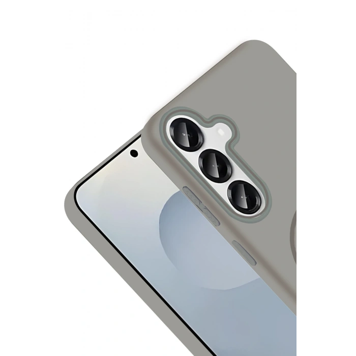 HarmonyAura Samsung Galaxy S23 FE Broş Magsafe Kapak - Siyah