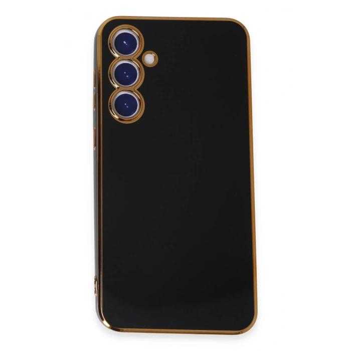 HarmonyAura  Samsung Galaxy S23 Fe Kılıf Volet Silikon - Siyah