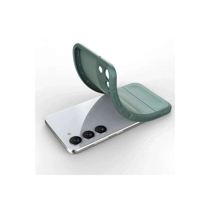 HarmonyAura  Samsung Galaxy S23 Plus Kılıf Optimum Silikon - Koyu Yeşil