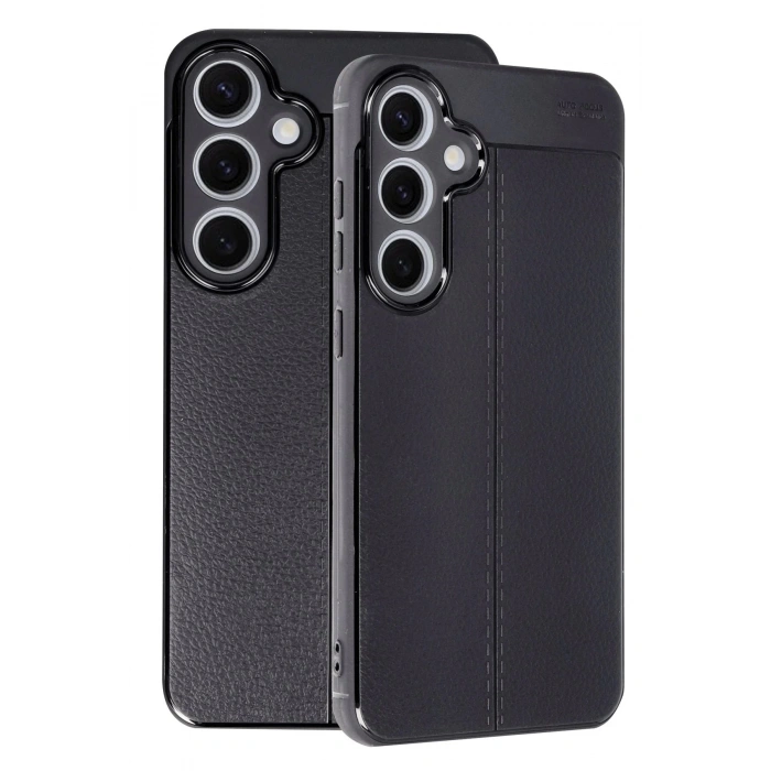 HarmonyAura  Samsung Galaxy S24 Fe Kılıf Auto Focus Kapak - Siyah