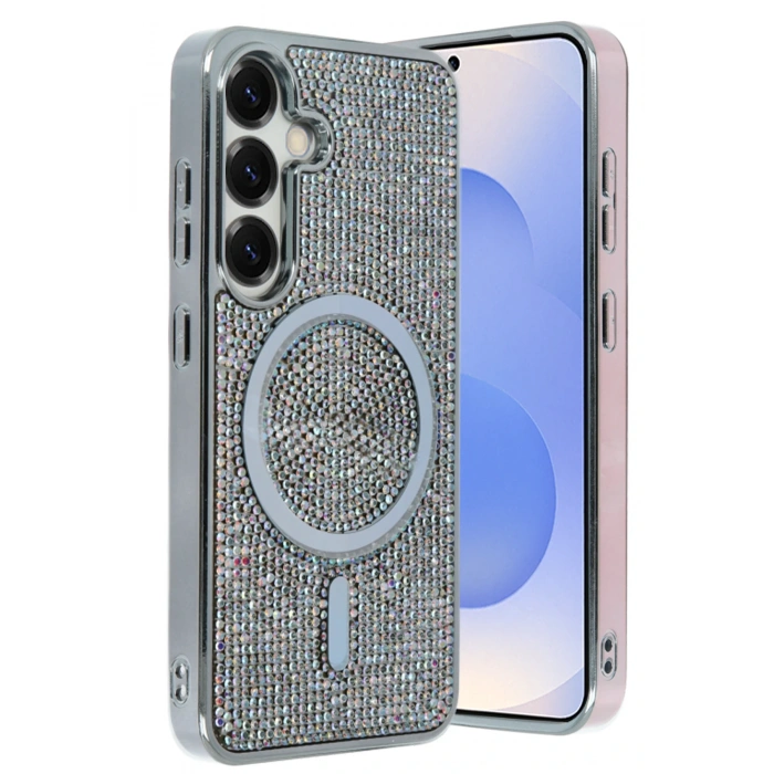 HarmonyAura Samsung Galaxy S24 Helen Magsafe Kapak - Rainbow