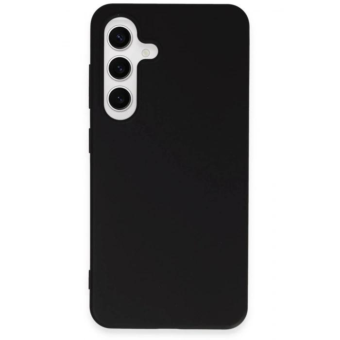 HarmonyAura  Samsung Galaxy S24 Kılıf First Silikon - Siyah