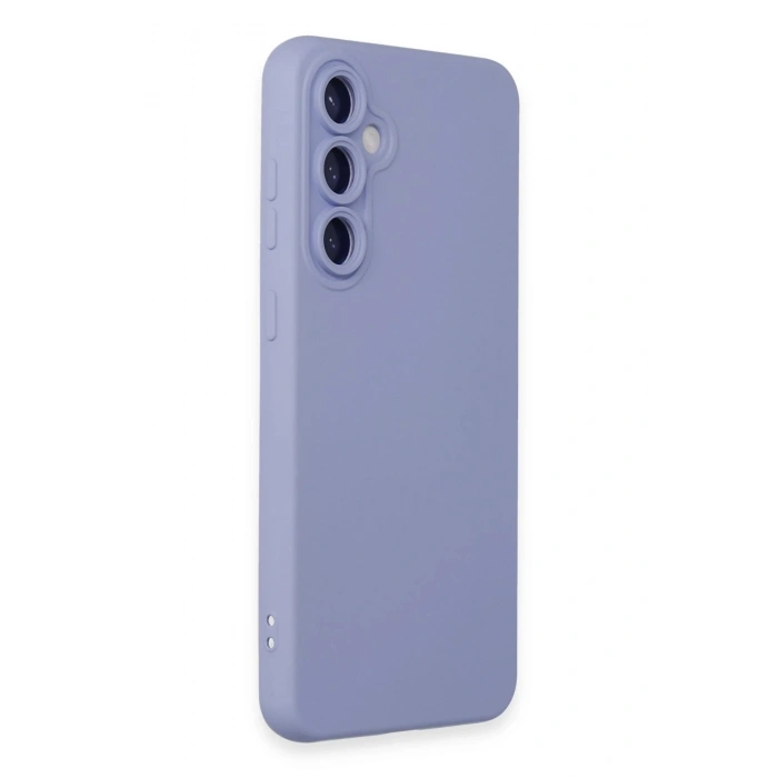 HarmonyAura  Samsung Galaxy S24 Kılıf Nano Içi Kadife Silikon - Lila