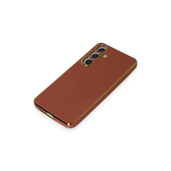 HarmonyAura  Samsung Galaxy S24 Plus Kılıf Volet Silikon - Kırmızı