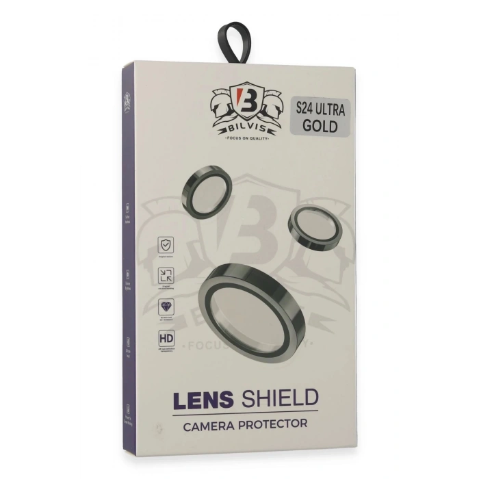 HarmonyAura  Samsung Galaxy S24 Ultra Bilvis Titan Kamera Lens - Gold